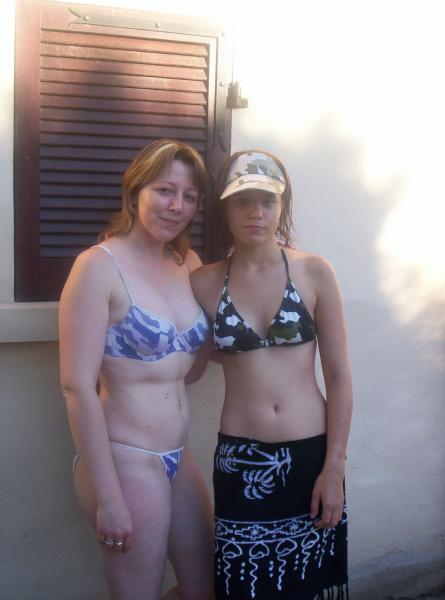 moi et ma darone apres avoir se baker