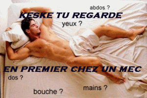 kes ke tu regarde alor ? MOI...